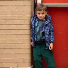 Load image into Gallery viewer, Mon Coeur Grid Puffer Jacket