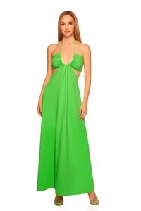 Susana Monaco U Halter Cut Out Dress