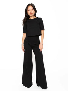 Ripley Rader Ponte Wide Leg Pant - Black