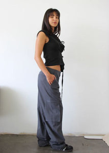 Geel Jinu Cargos- Charcoal