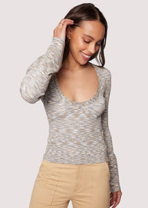Lost and Wander Daryn Bell Sleeve Sweater