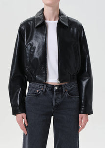 AGOLDE Essie Recycled Leather Jacket