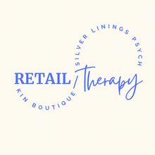 Load image into Gallery viewer, RETAIL / THERAPY with Silver Lining Psych
