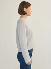 Load image into Gallery viewer, Margaret O&#39;Leary Rolled Sleeve Crew in Arctic
