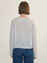 Load image into Gallery viewer, Margaret O&#39;Leary Rolled Sleeve Crew in Arctic
