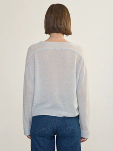 Margaret O'Leary Rolled Sleeve Crew in Arctic