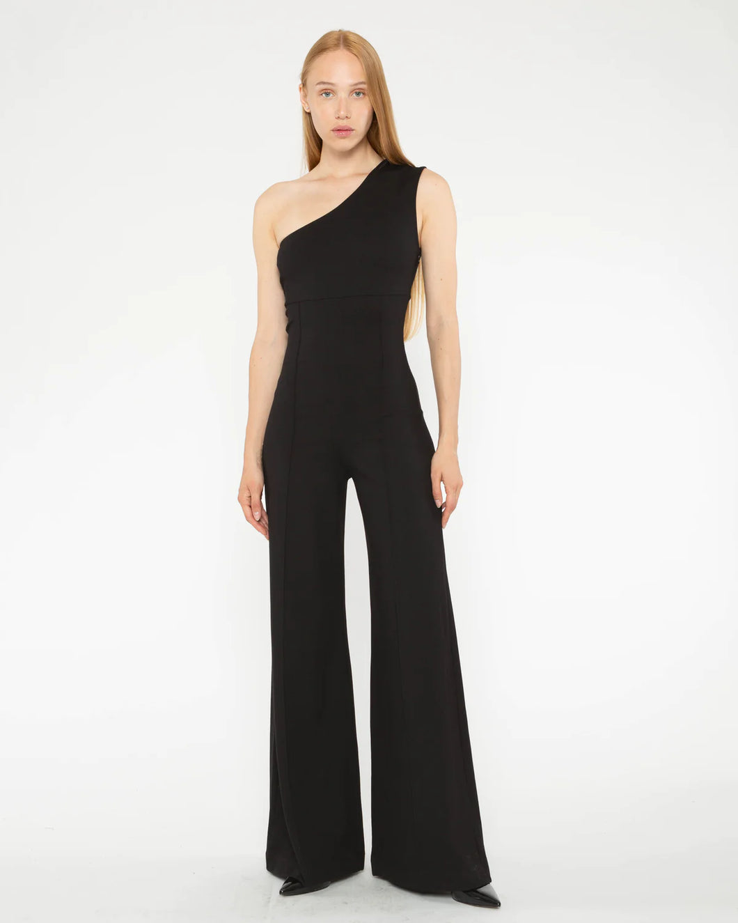 Ripley Rader One Shoulder Ponte Knit Jumpsuit