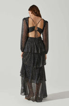 Load image into Gallery viewer, ASTR Anora Dress- Black Multi

