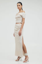 Load image into Gallery viewer, Third Form Electric Tucked Maxi Skirt
