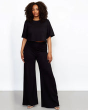 Load image into Gallery viewer, Ripley Rader Ponte Wide Leg Pant - Black
