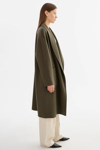 Lamarque Thara Coat in Dark Olive