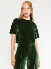 Load image into Gallery viewer, Ripley Rader Velvet S/S Top - Olive
