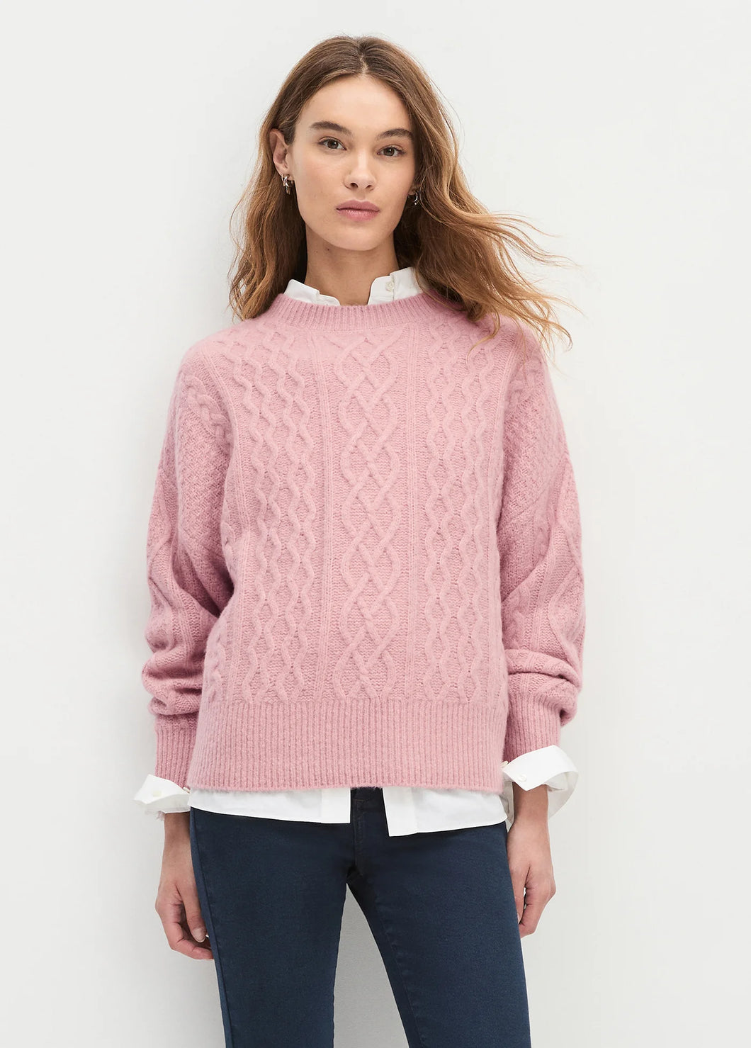 Favorite Daughter Oversized Cable Sweater