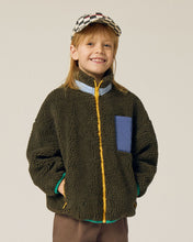 Load image into Gallery viewer, The Campamento Olive Green Teddy Jacket
