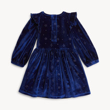 Load image into Gallery viewer, Magnetic Me Blue Star Velour Dress
