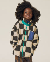 Load image into Gallery viewer, The Campamento Checked Teddy Jacket
