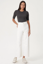 Load image into Gallery viewer, Goldie Ribbed Half Sleeve Tee
