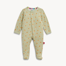 Load image into Gallery viewer, Magnetic Me Pumpkin Plaid Footie
