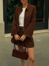 Load image into Gallery viewer, Sancia Kotli in Espresso Suede
