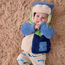 Load image into Gallery viewer, Magnetic Me Blue Colorblock Sherpa Hat
