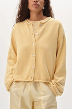 Load image into Gallery viewer, Donni Cotton Knit Roll Cardigan in Butter
