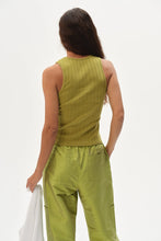 Load image into Gallery viewer, Donni Varied Rib Tank in Pistachio

