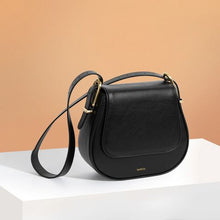 Load image into Gallery viewer, Sancia Elias Saddle Bag - Black
