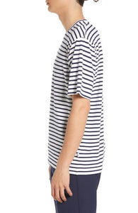 NN07 Kurt Striped Shirt - Navy