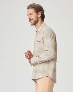 PAIGE Everett Shirt - Peach Farm