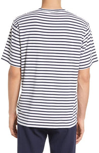 NN07 Kurt Striped Shirt - Navy