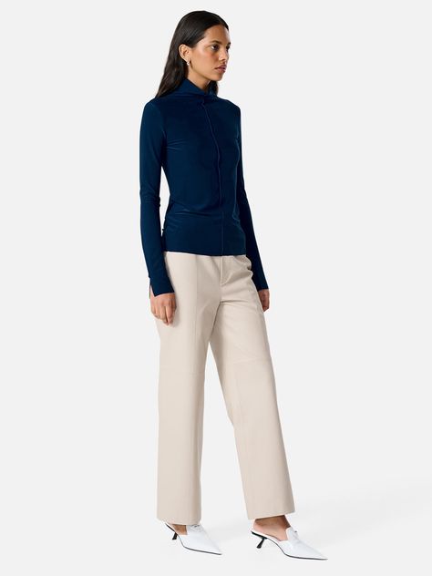 Ena Pelly Freya Turtleneck - Blue