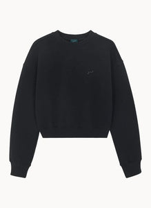 Geel Logo Crewneck Cropped Sweatshirt