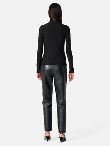 Ena Pelly Freya Long Sleeve Turtleneck- Black