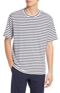NN07 Kurt Striped Shirt - Navy