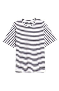 NN07 Kurt Striped Shirt - Navy